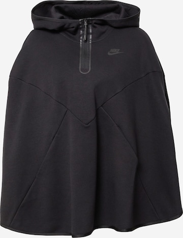 Nike Sportswear Пелерина в черно: отпред