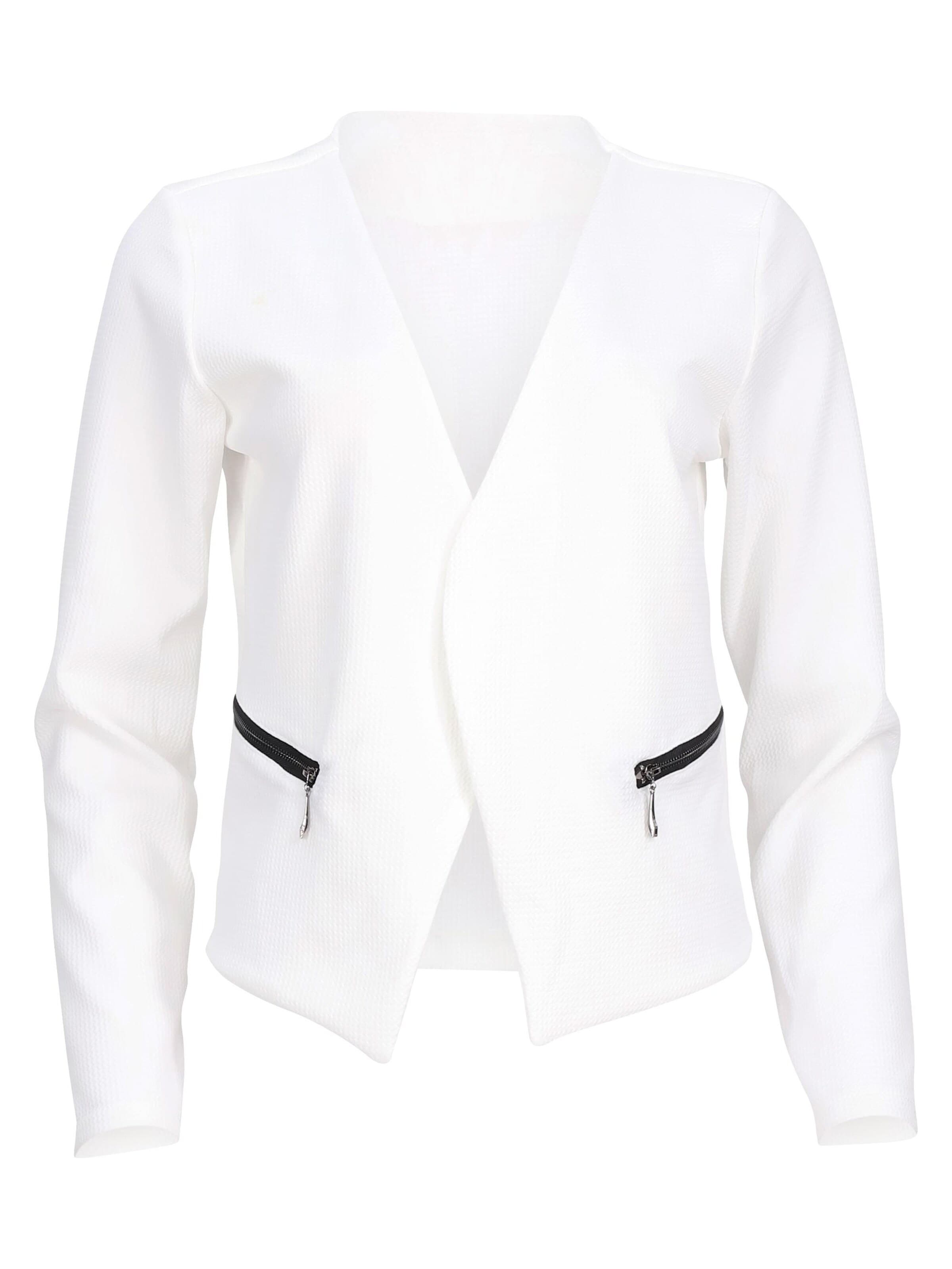 malito more than fashion Blazer in White: front