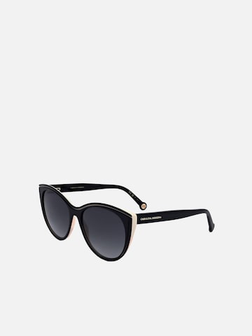 Carolina Herrera Sunglasses 'Carolina Herrera HER 0142/S Glitter violet 56/17/145 Women Sunglasses' in Black: front