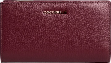 Coccinelle Portemonnaie 'COCCINELLE METALLIC 7' in Rot: Vorderseite