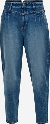 Jeans con pieghe di s.Oliver in blu: frontale