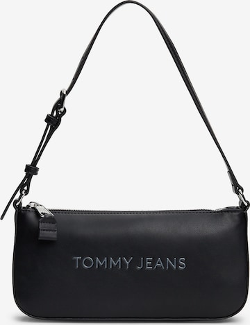 Tommy Jeans Τσάντα ώμου 'Essential' σε μαύρο: μπροστά