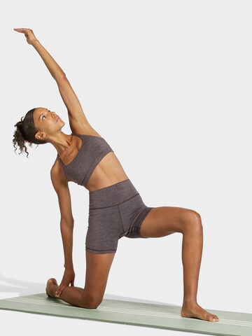 ADIDAS PERFORMANCE Bustier Sport bh 'ALL ME' in Bruin