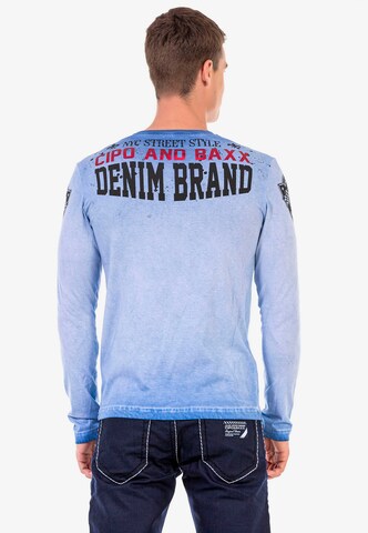 CIPO & BAXX Shirt in Blue