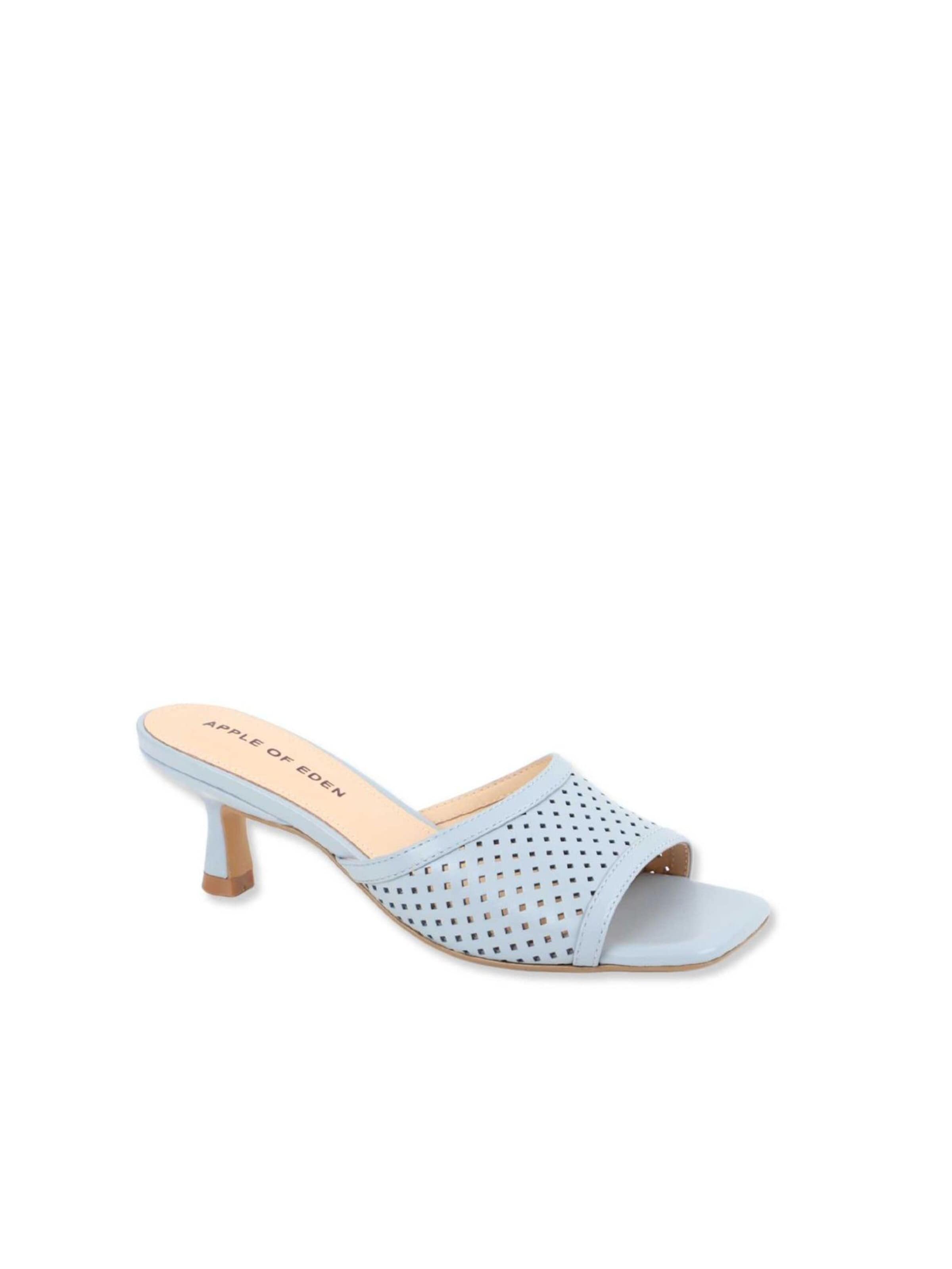 Apple of Eden Sandale 'HOLLEY 78 - High-Heel-Sandaletten mit perforiertem Riemen'‌‌‌‌‌‌ in Blau: Vorderseite
