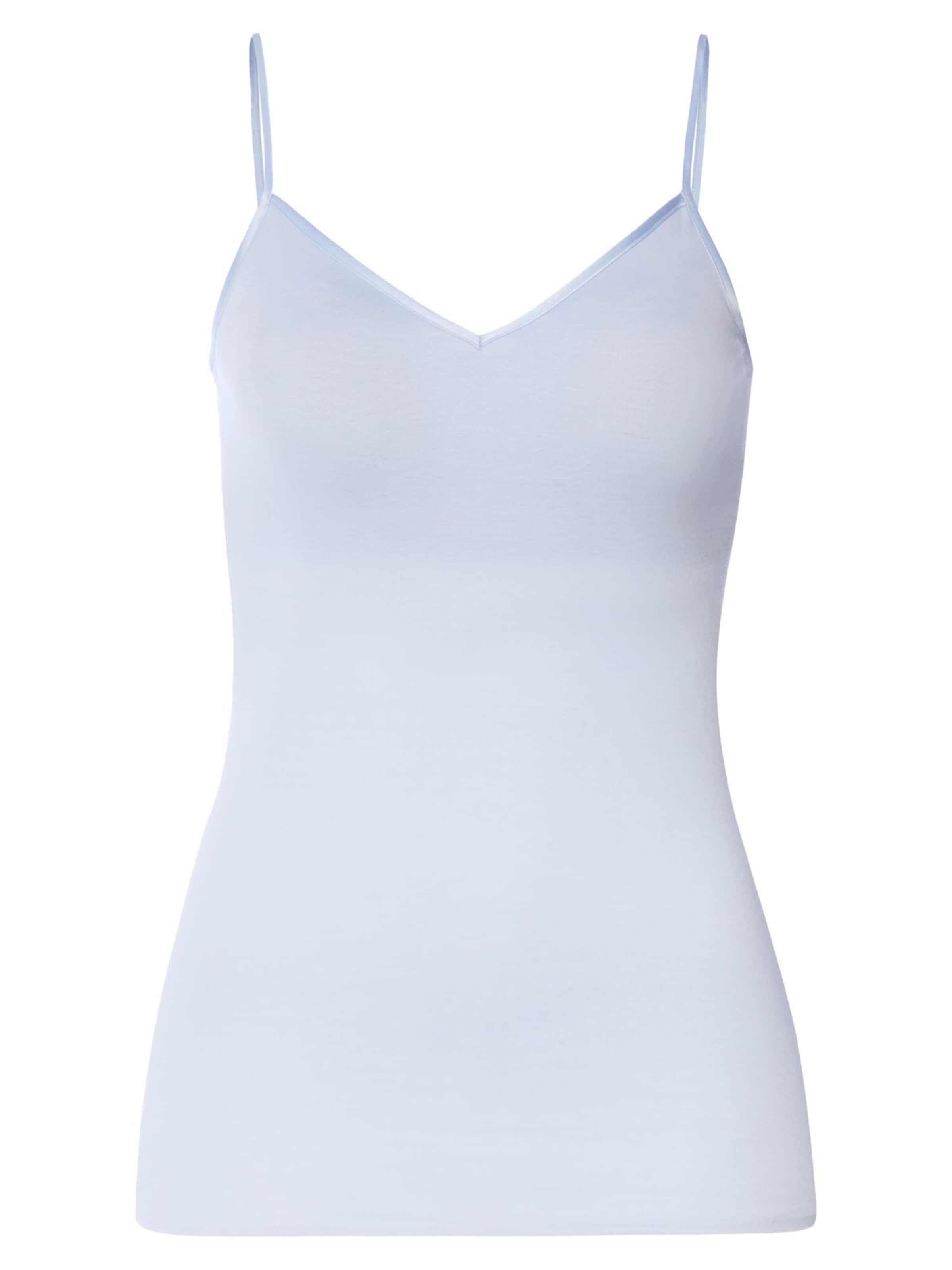 Hanro Undershirt 'Cotton Seamless' in Blue: front