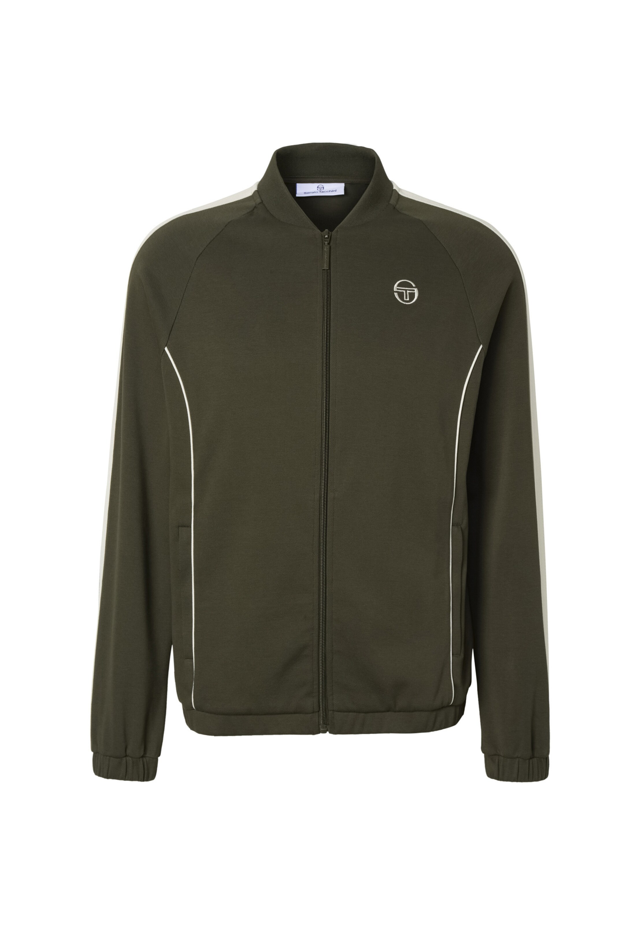Sergio Tacchini Sweatvest 'Egeo' in Groen: voorkant