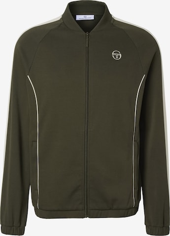 Sergio Tacchini Sweatvest 'Egeo' in Groen: voorkant