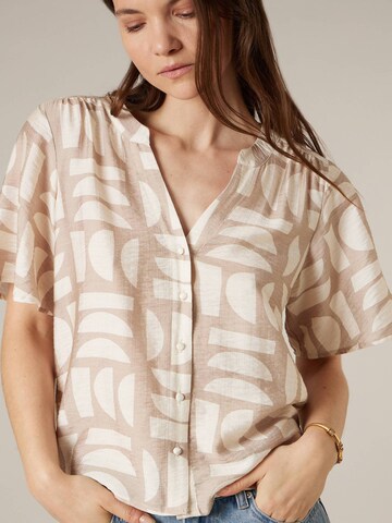Deeluxe Blouse 'DORLANE ' in Beige