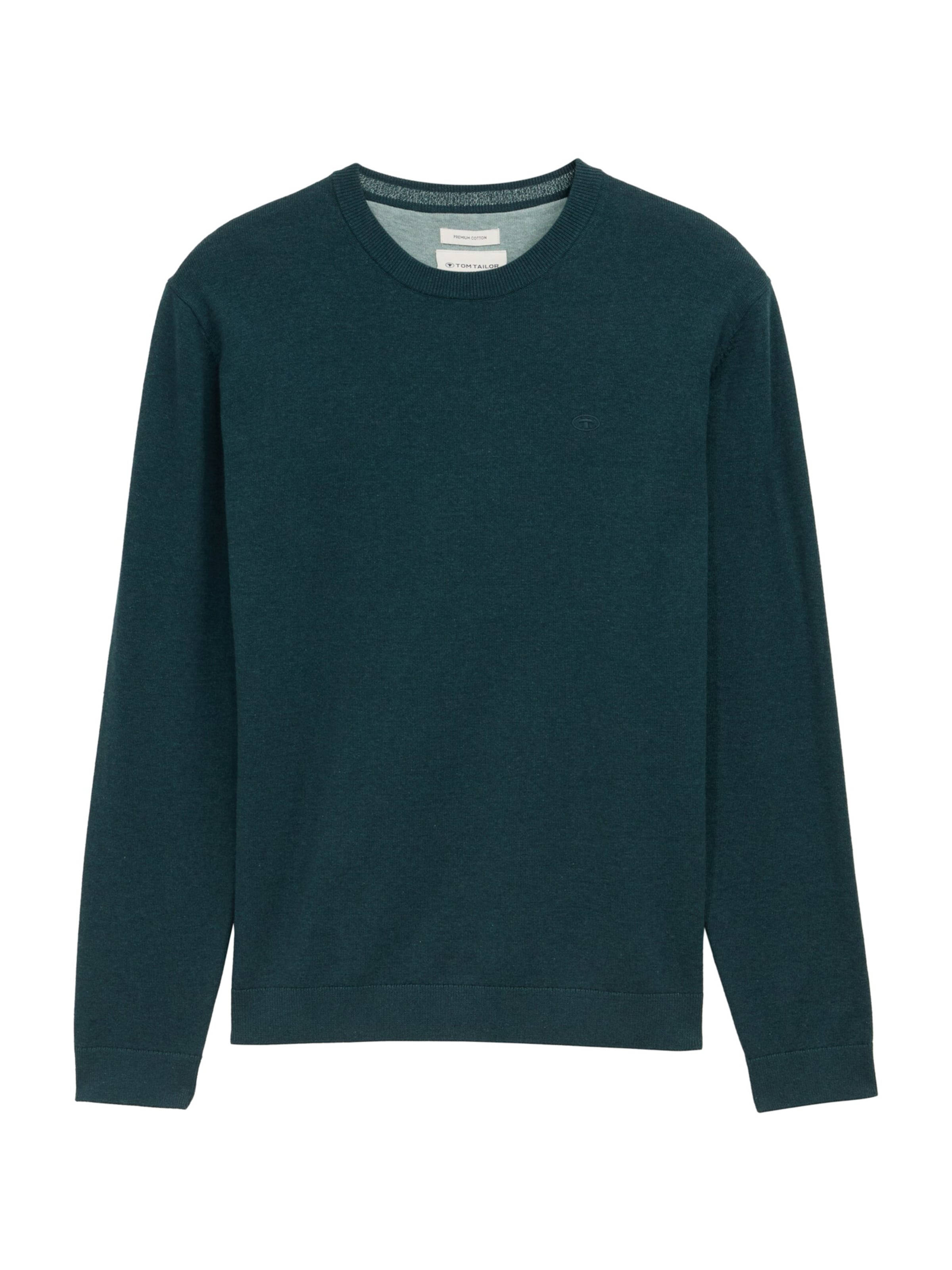 Pull-over TOM TAILOR en vert : devant