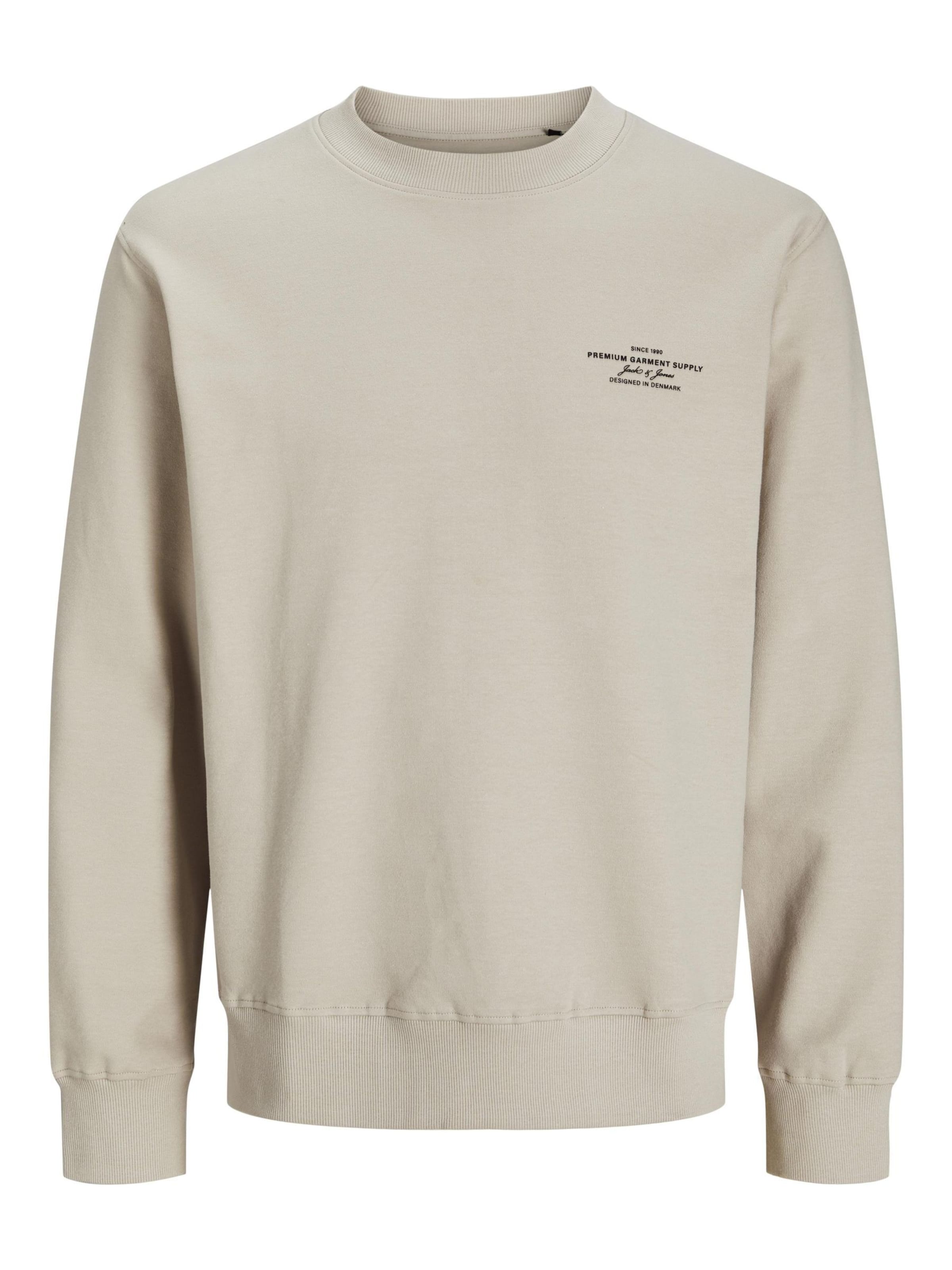 Sweat-shirt 'JPRCCChad' Jack & Jones Premium en beige : devant
