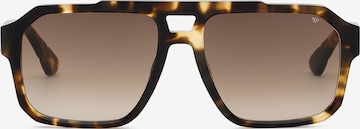 Philipp Plein - Óculos de sol em castanho: frente