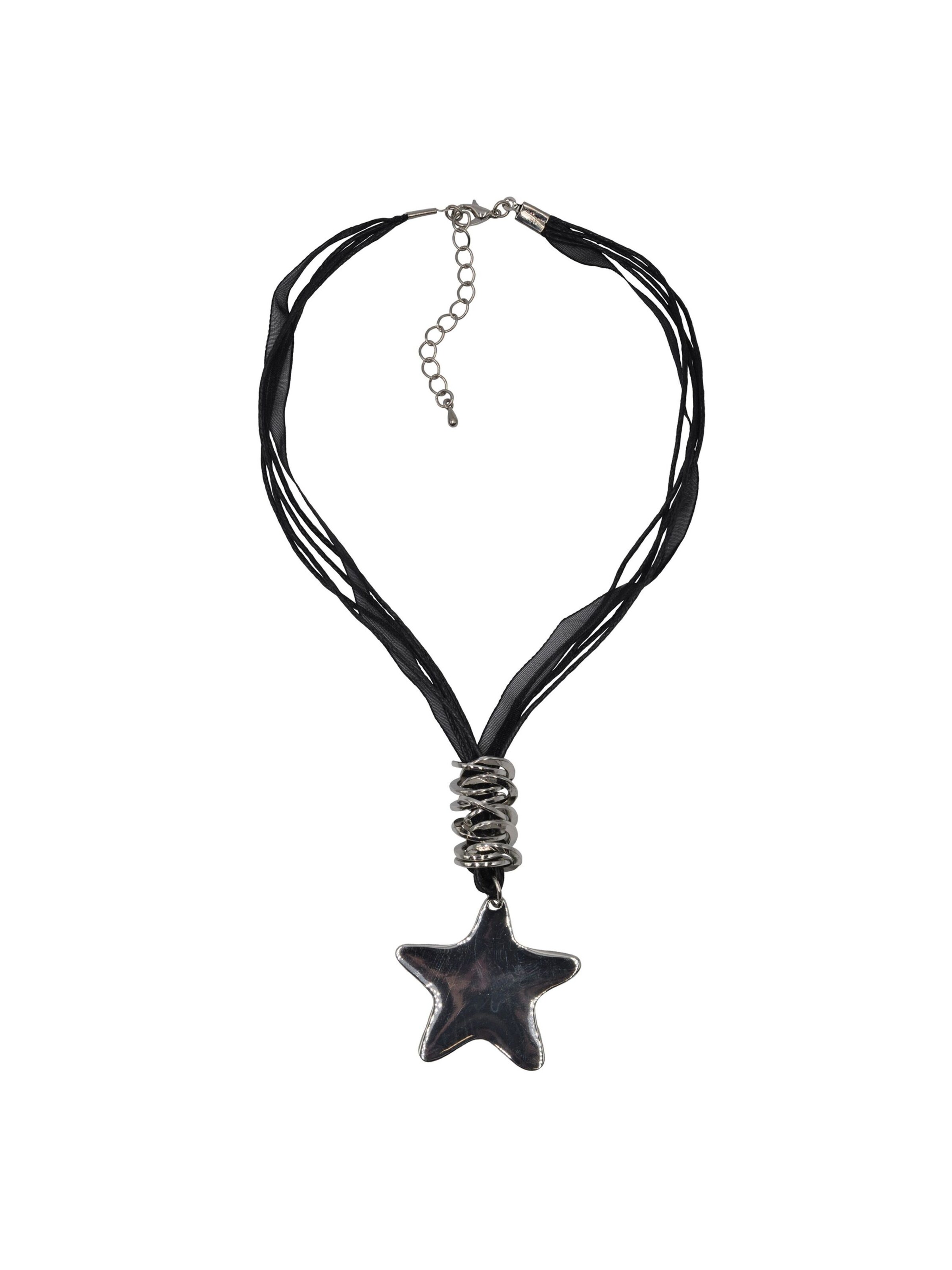 Steuer Kette in Schwarz: Vorderseite