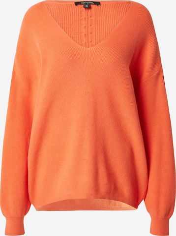 Pull-over COMMA en orange : devant