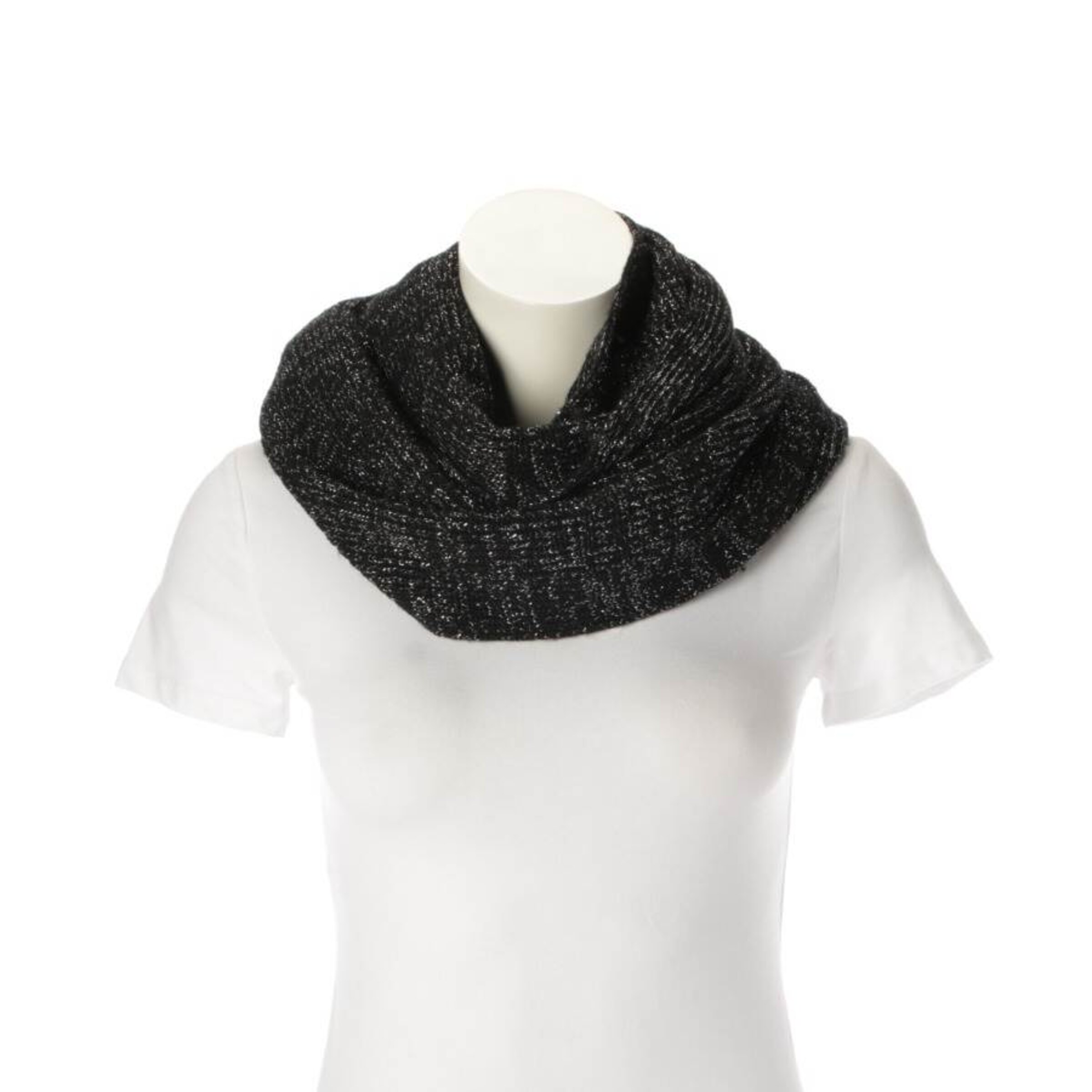 HUGO Scarf & Wrap in One size in Black: front