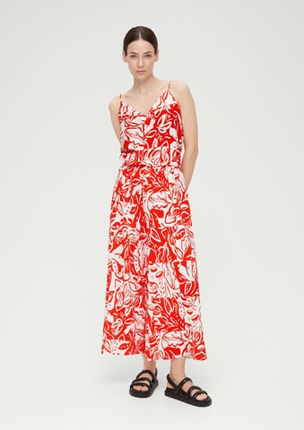 Wide leg Pantaloni di s.Oliver in rosso