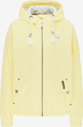 Schmuddelwedda Between-Season Jacket in Yellow: front