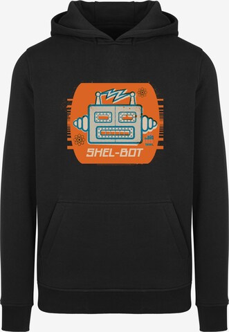 F4NT4STIC Sweatshirt in Zwart: voorkant