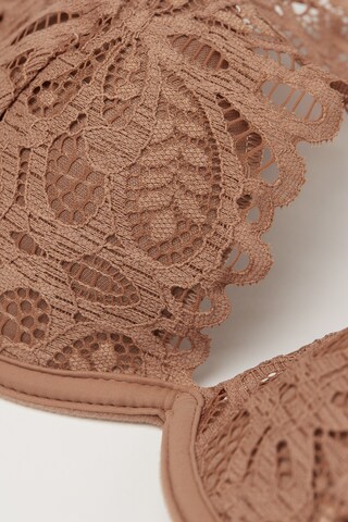 INTIMISSIMI Bralette Bra 'ELENA ITALIAN RIVIERA' in Brown