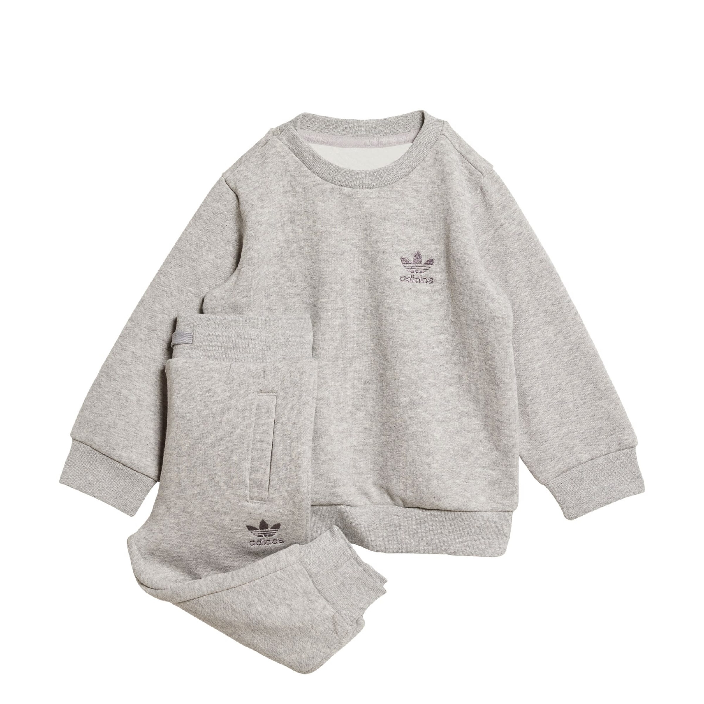 ADIDAS ORIGINALS Trenirka za tek 'Crew Set' | siva barva