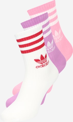 Calzino di ADIDAS ORIGINALS in lilla: frontale