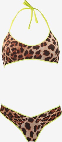 Liu JoT-shirt Bikini - smeđa boja: prednji dio