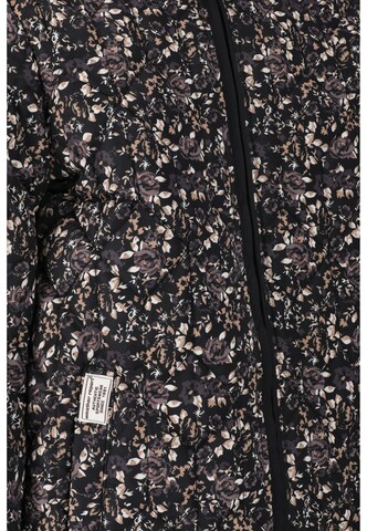 Weather Report Outdoor jacket 'Floral' in Black