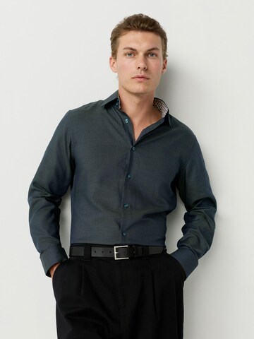 Next - Regular Fit Camisa em verde: frente