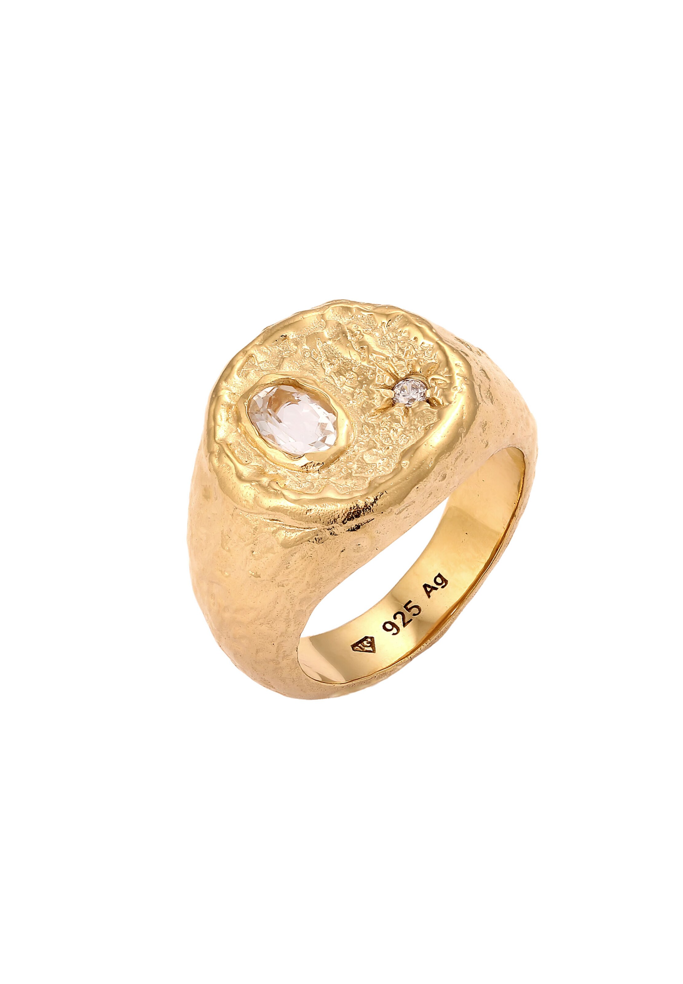 Haze&Glory Ring in Gold: Vorderseite