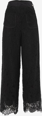 Wide Leg Pantalon Influencer en noir : devant