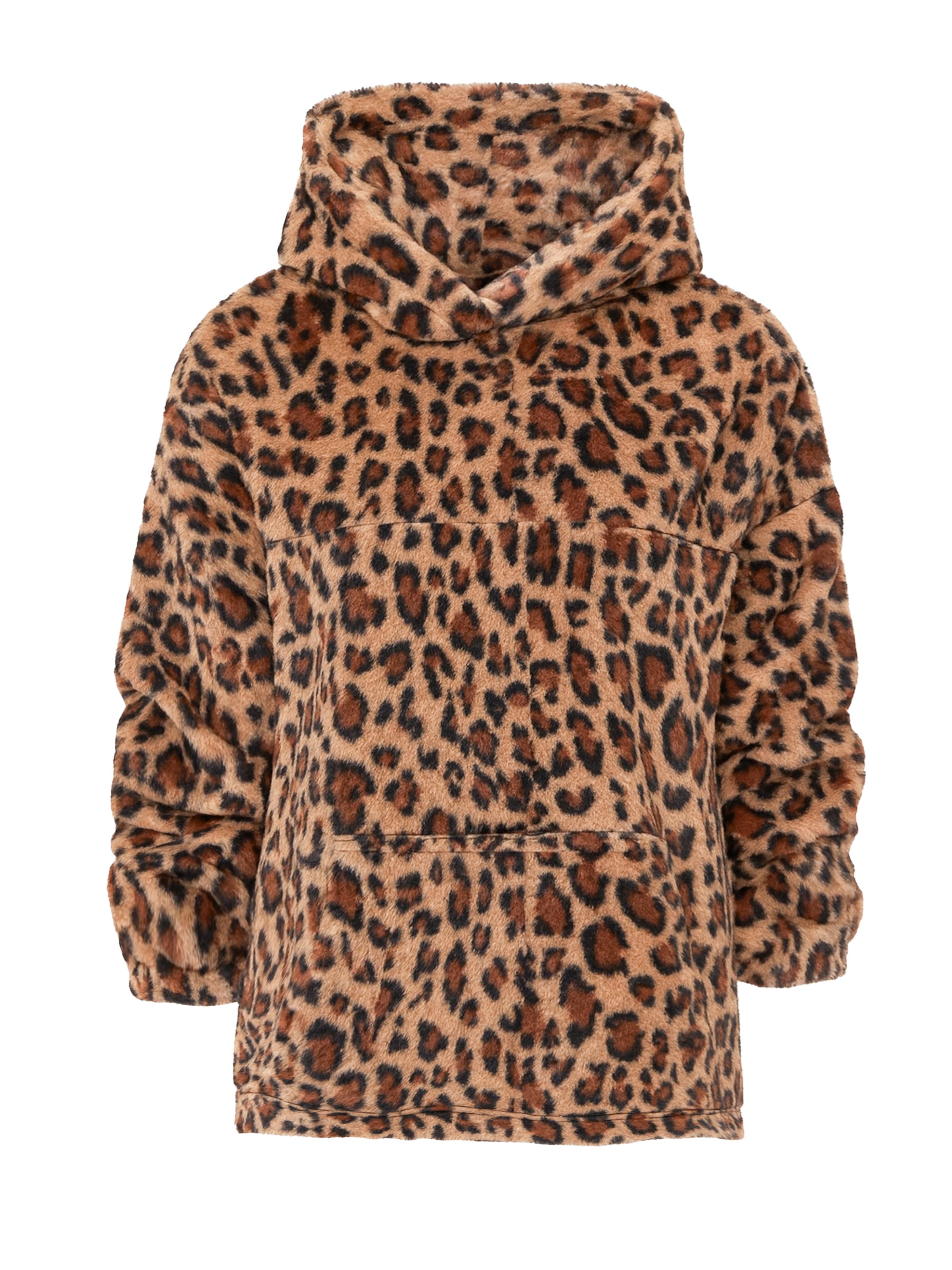 SASSYCLASSY Oversized sweater in Brown: front