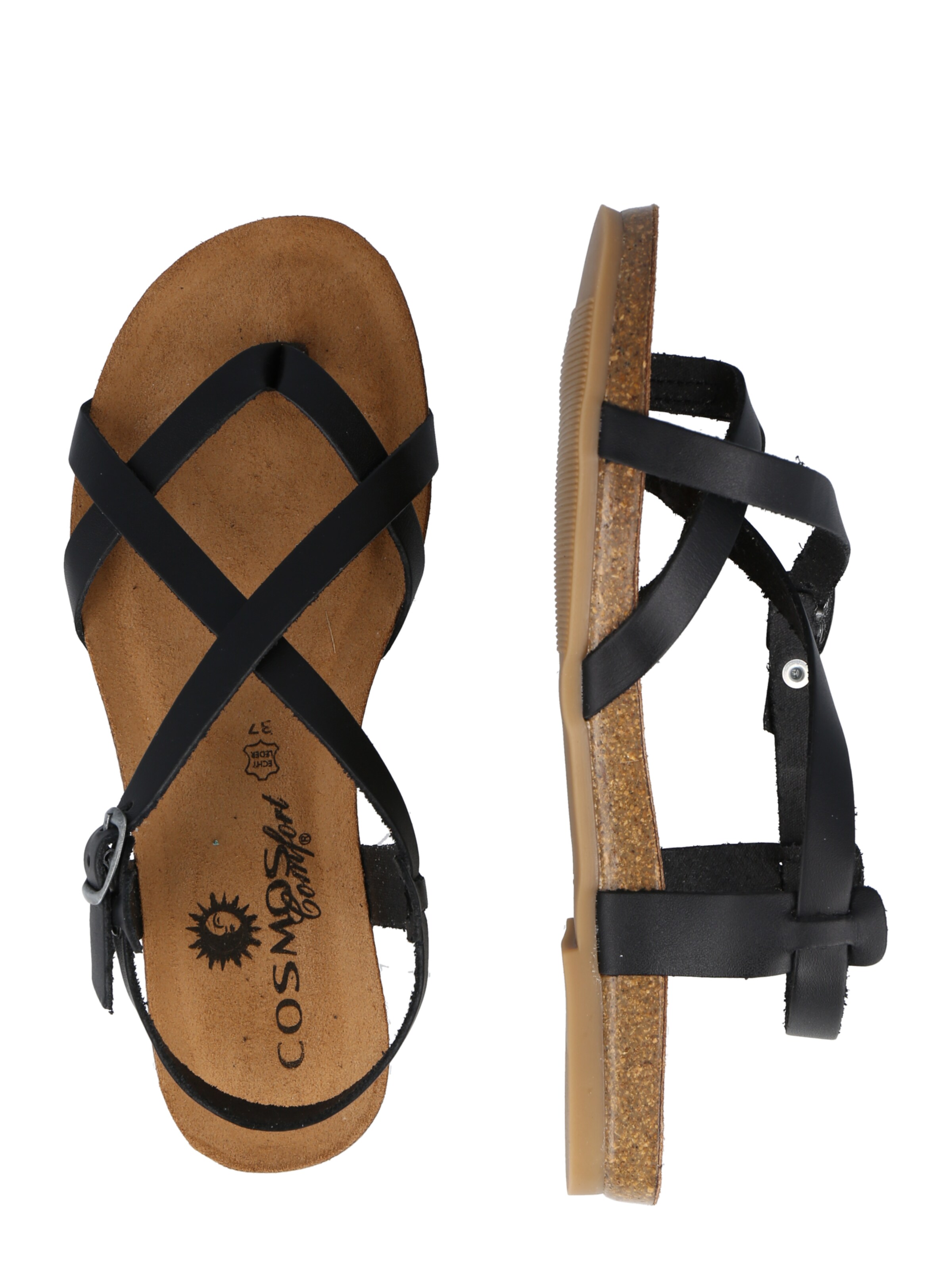 COSMOS COMFORT Sandale in Schwarz