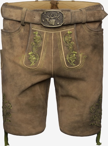 SPIETH & WENSKY - Regular Calças em cinzento: frente