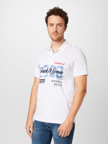 JACK & JONES T-shirt i vit: framsida