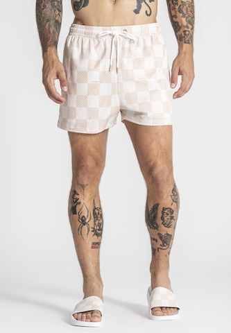Gianni Kavanagh Badeshorts 'Piazza' in Beige: Vorderseite
