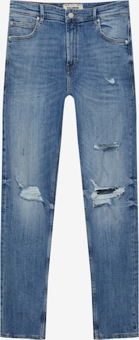 Pull&Bear Slimfit Jeans i blå: forside