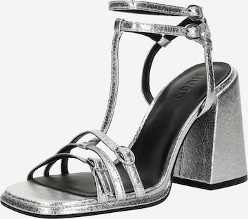 sidabrinė HUGO Sandalai 'Kiora': priekis