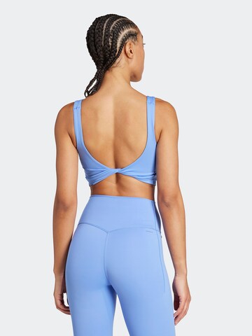 ADIDAS PERFORMANCE Bustier Sport-BH 'Power' in Blau