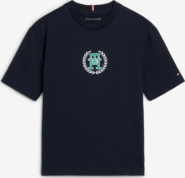 T-Shirt TOMMY HILFIGER en bleu : devant