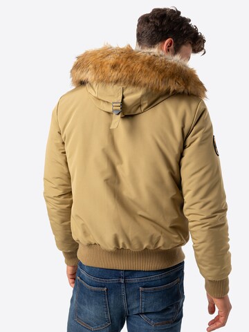 Superdry Prehodna jakna 'Everest' | bež barva