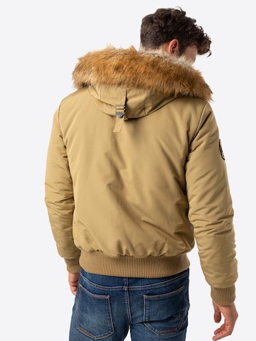 Superdry Between-Season Jacket 'Everest' in Beige