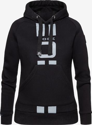 CODE-ZERO Sweatshirt 'Bow' in Black: front