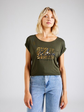 T-shirt 'Sina' ABOUT YOU en vert : devant