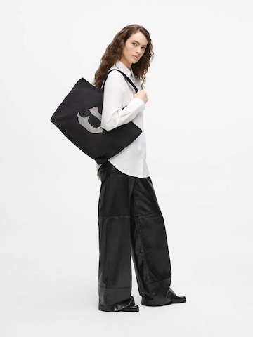 Karl Lagerfeld Shopper 'Ikon Choupette' in Zwart