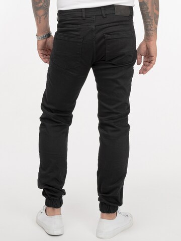 Rock Creek Tapered Jeans in Schwarz