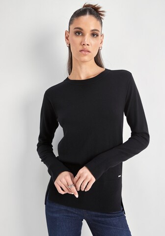 HECHTER PARIS Pullover in Schwarz