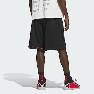 ADIDAS PERFORMANCE Baggy Sportbroek 'Anthony Edwards Foundation' in Zwart