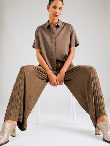 Samsøe Samsøe Loose fit Pants 'UMA' in Brown