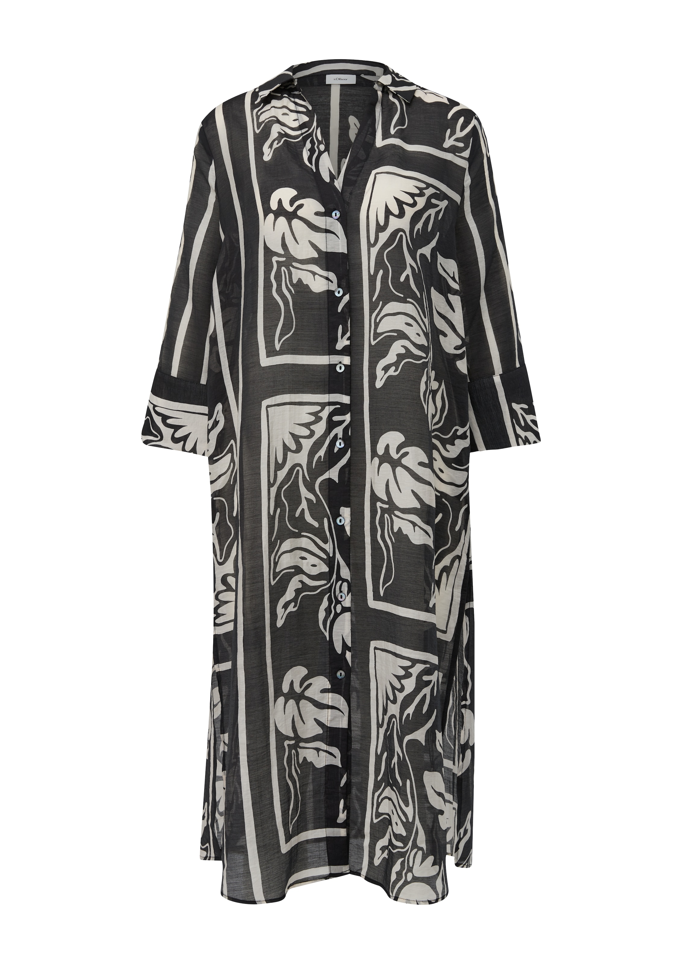 Chemisier s.Oliver BLACK LABEL en noir : devant