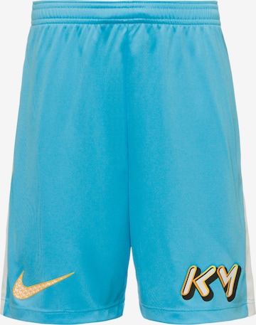 NIKE Regular Workout Pants 'Kylian Mbappe' in Blue: front